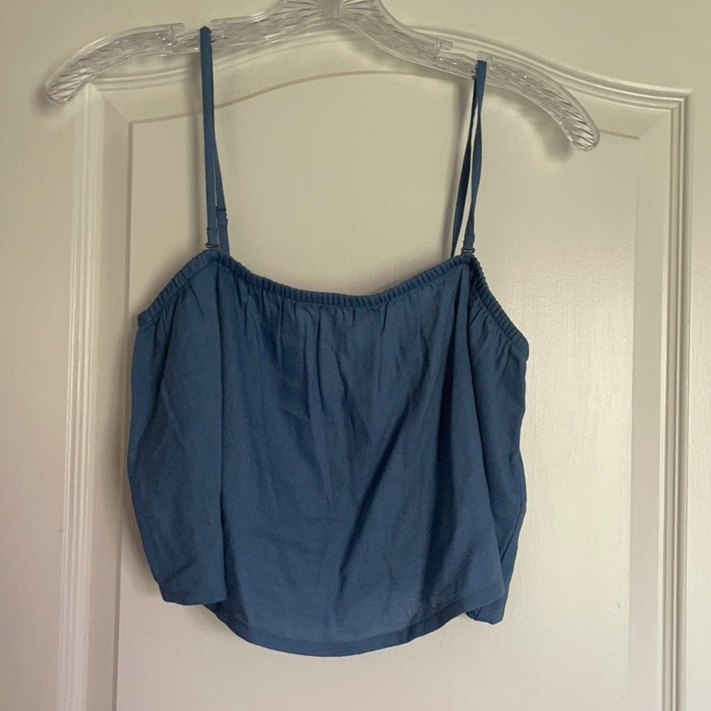 Billabong denim crop top